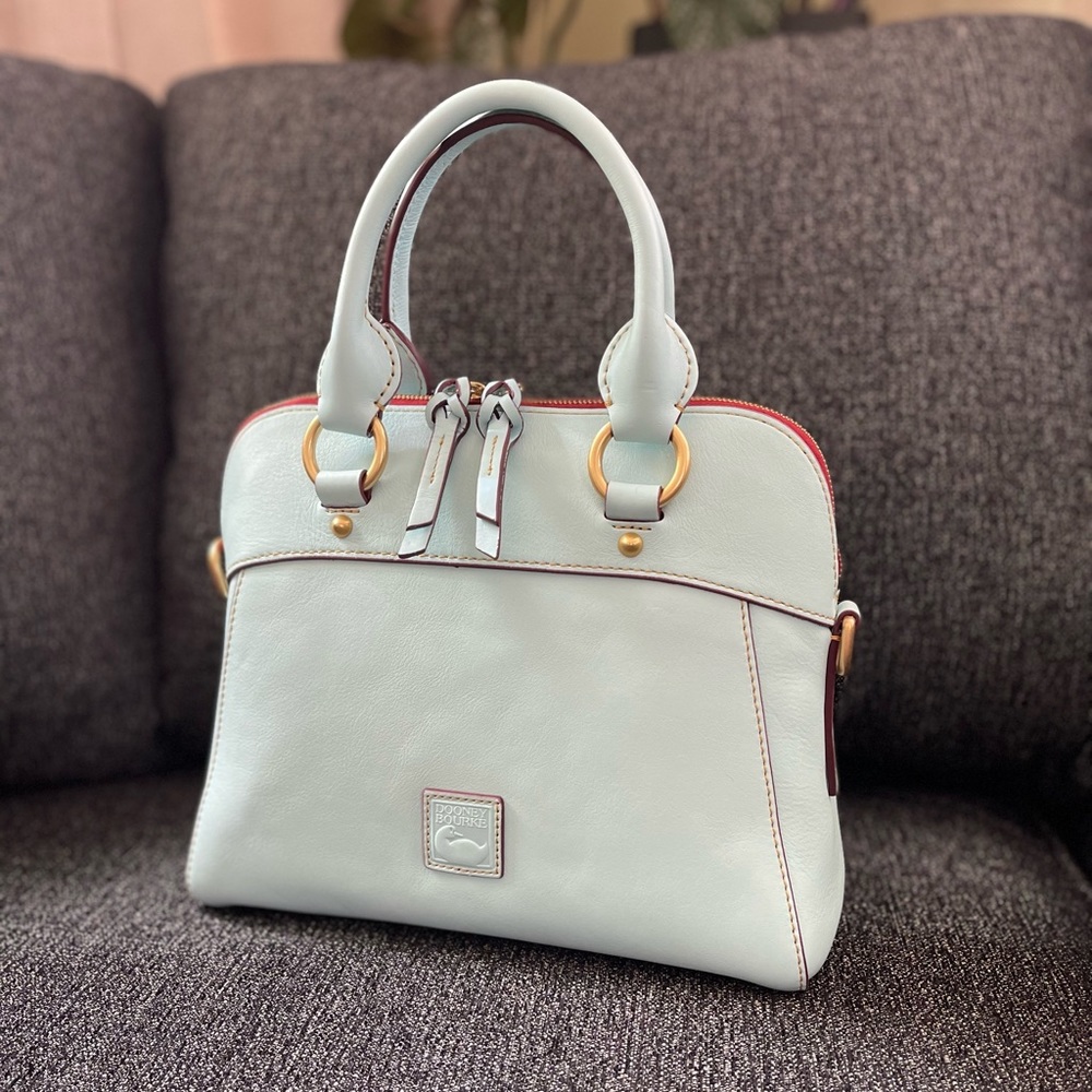 Pale Blue Cameron Satchel